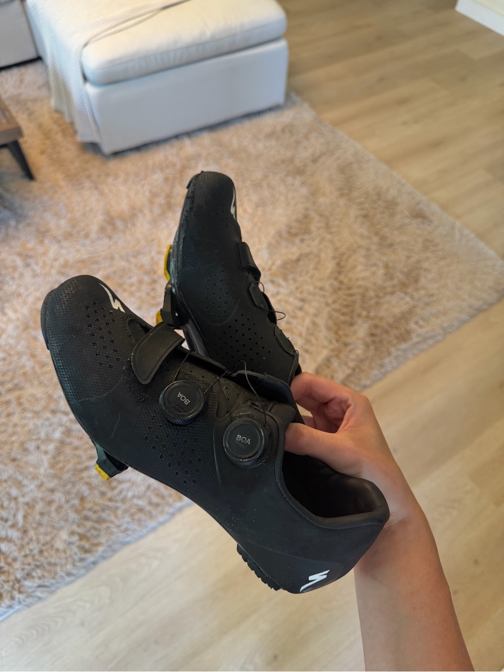 Specialized Black Cycling Sneakers with Dual BOA Dials